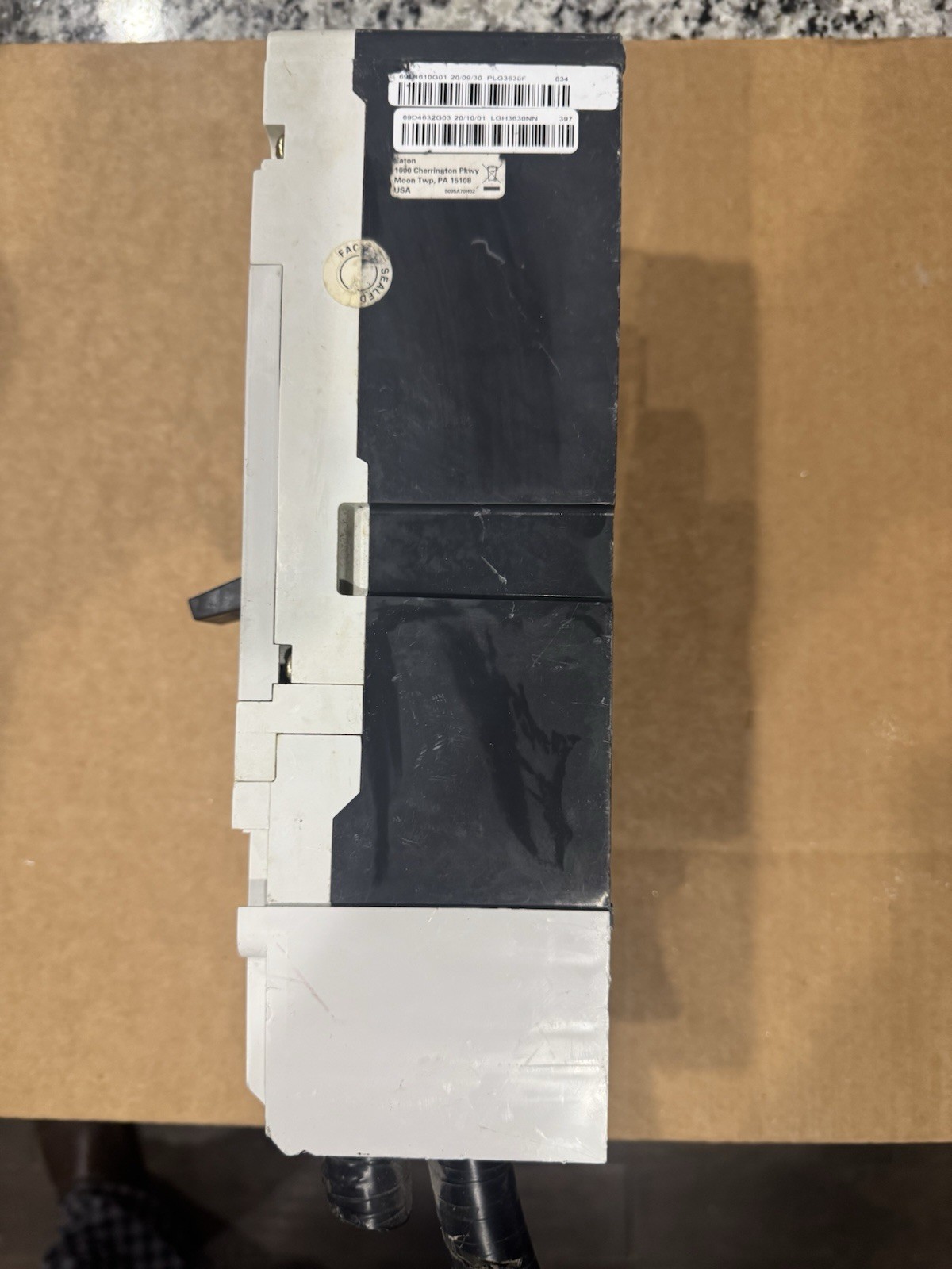 Eaton LGH3630NN 600Amp 600VAC 3-Pole Circuit Breaker Type L630H *Tested*