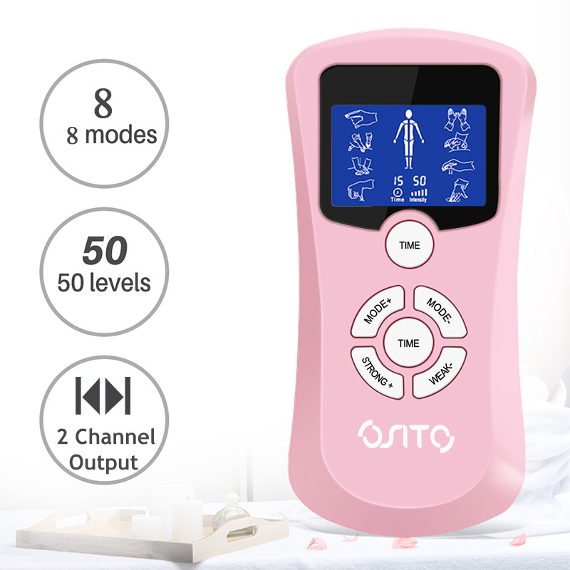 Electric Pulse Massager TENS Unit Machine EMS Muscle Stimulator for Pain Relief