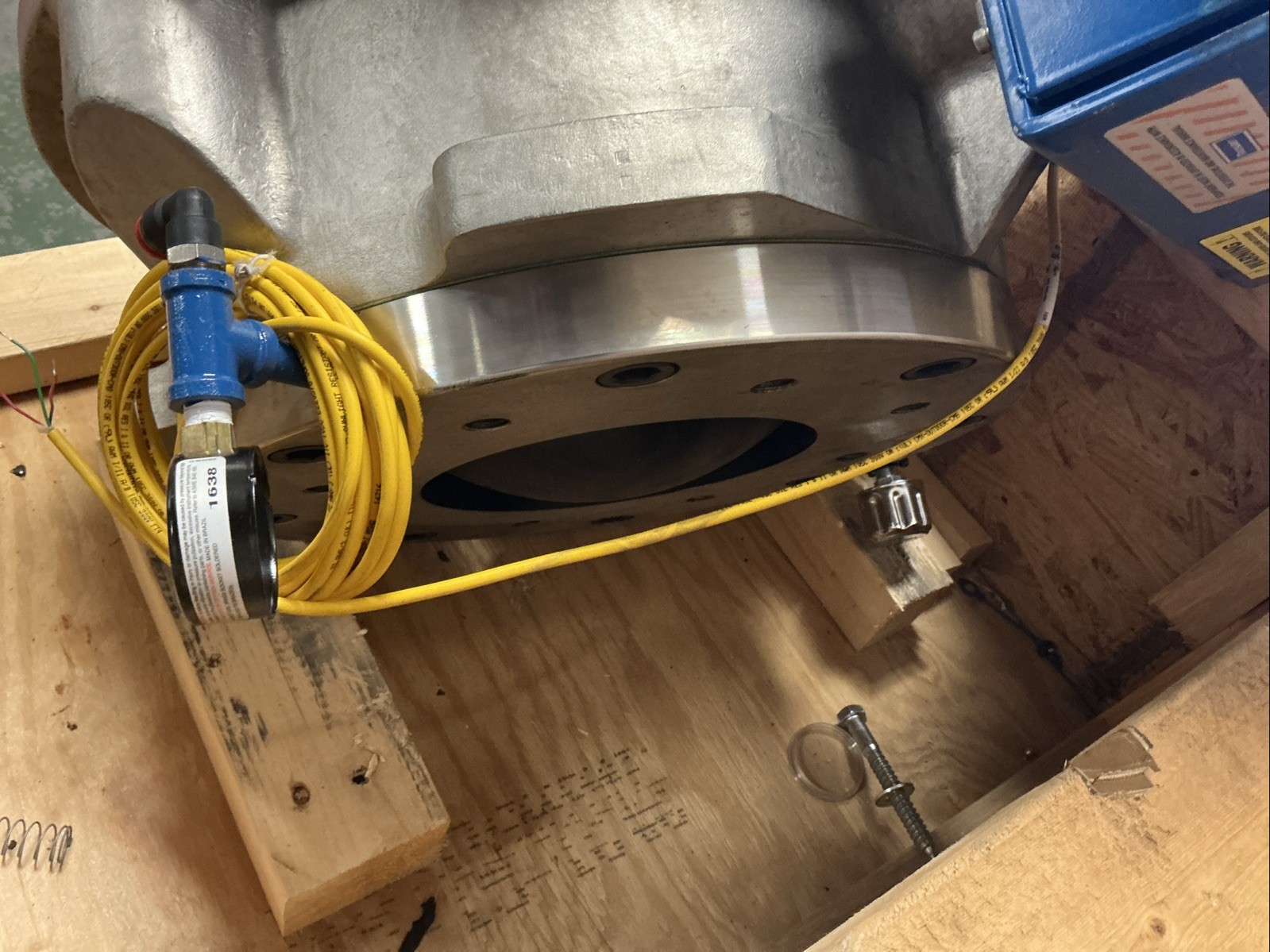 Macawber 10in Pneumatic Dome Valve w/ Mecair ACT500R Actuator ANSI 150 W-400S