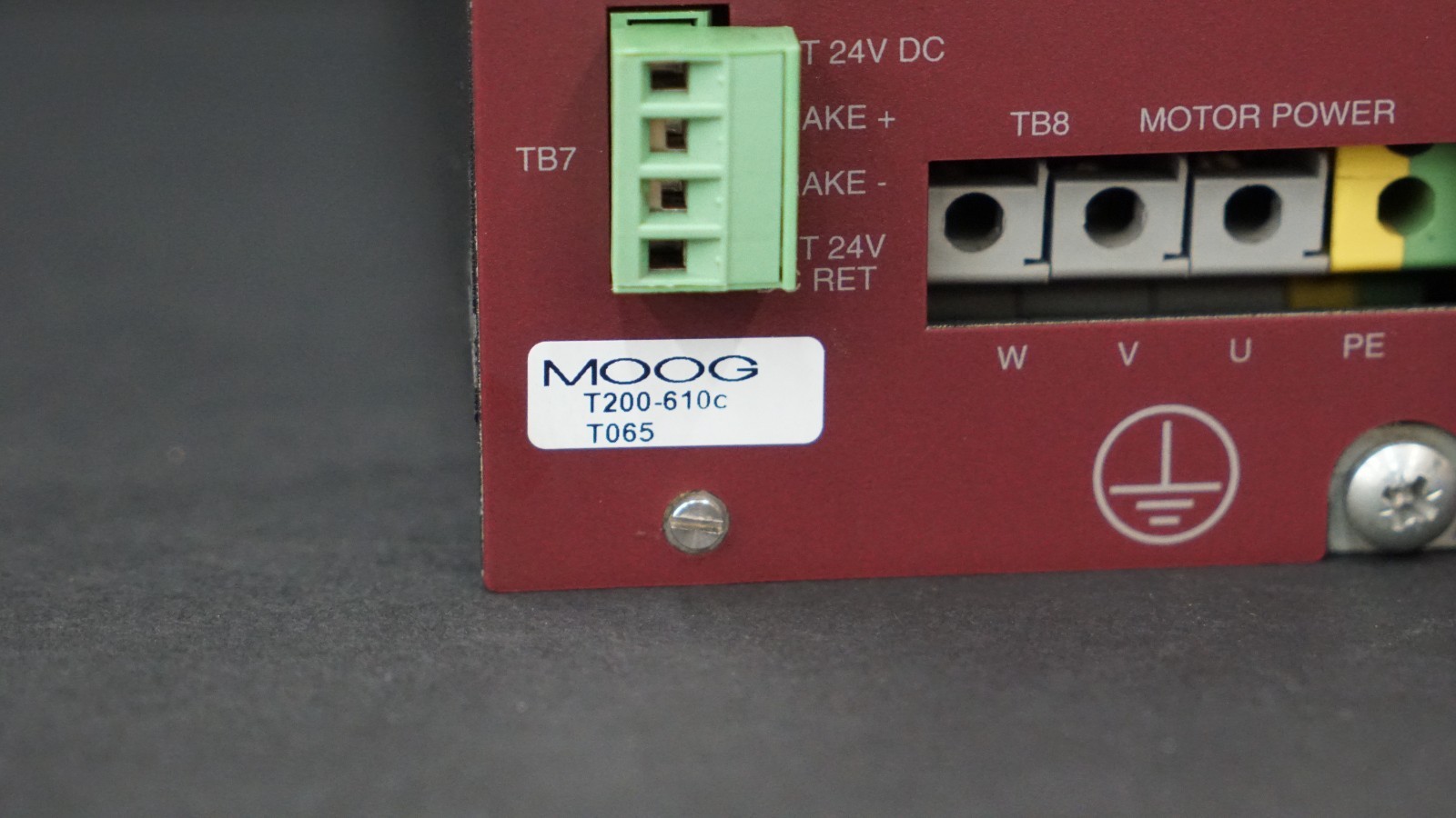 MOOG T200-610C-0A81 Programmable Servo Drive, 15kW, 325 VDC