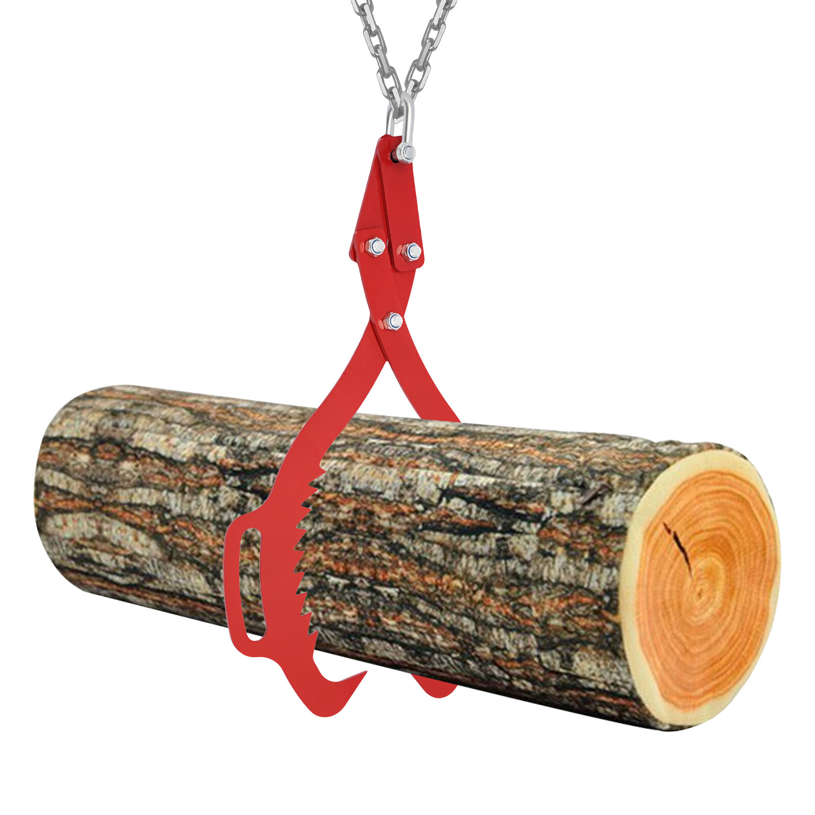 30″ Log Lifting Tongs Log Lifter Tongs Heavy Duty Grapple Timber Claw w/Handle
