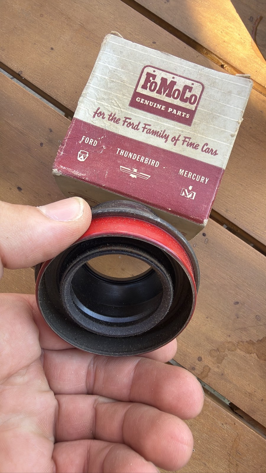 FoMoCo C2AZ-7052-A Oil Seal Transmission Extension Housing Ford Mercury nos vtg
