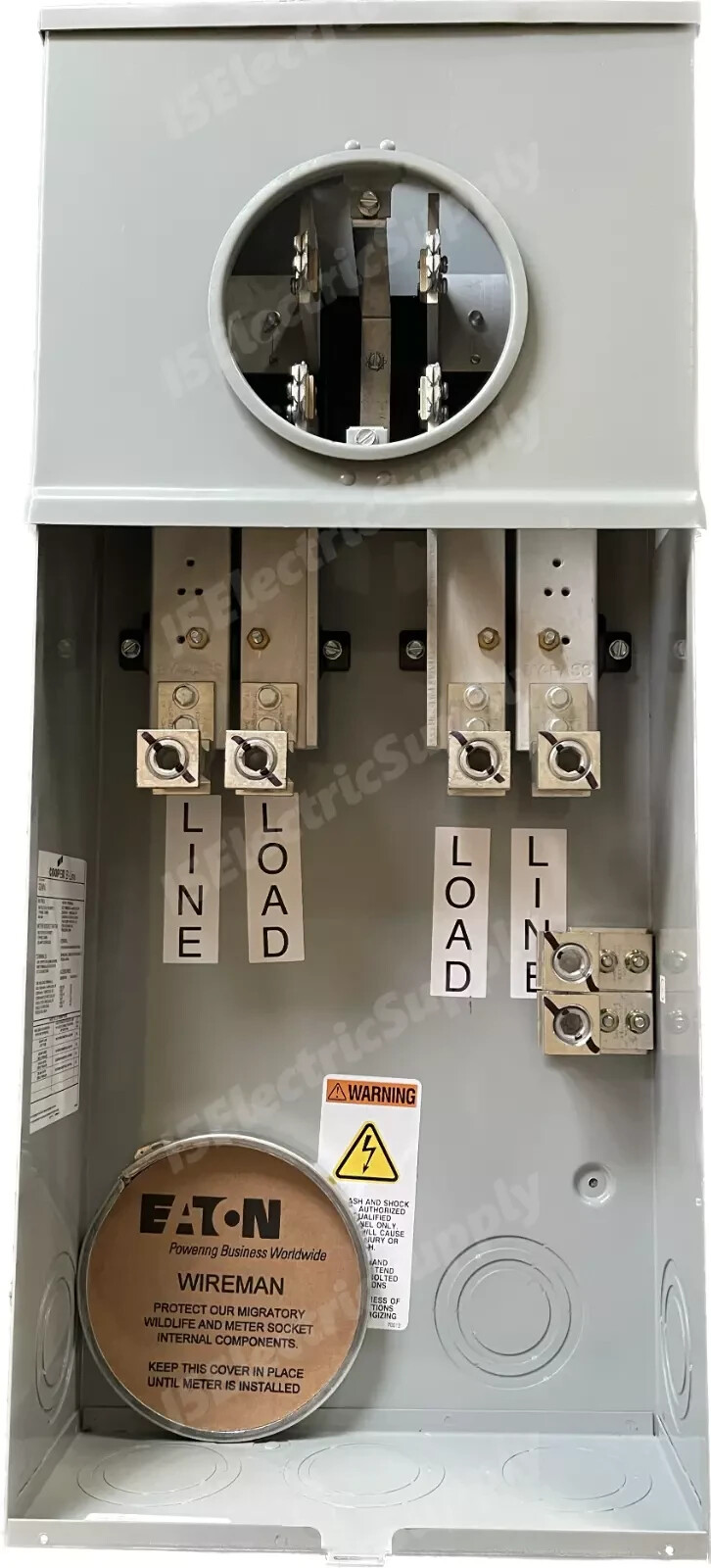 EATON 400 / 320 Amp Meter Base Socket Single Phase 324N Brand New UL Listed