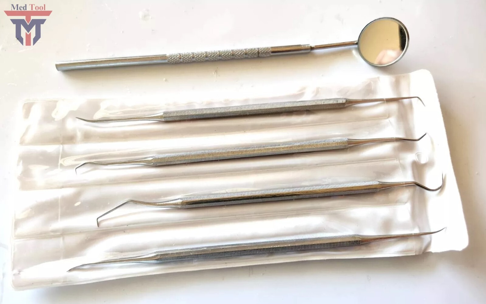 Dental Pick & Mirror Tools Set Sculpture Instrument Oral Hygiene Kit German Gr