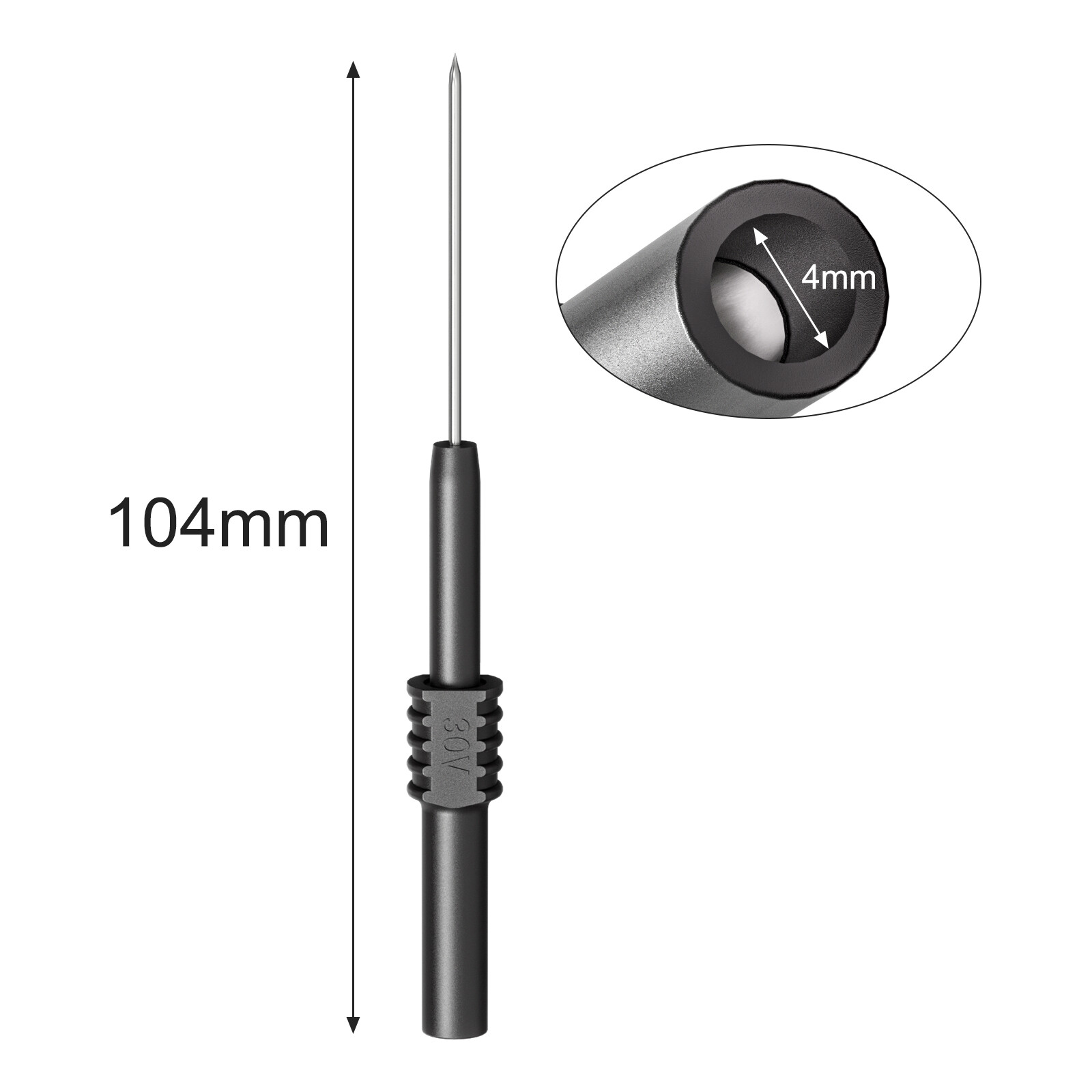 Back Probe Pins 10PCS Flexible Bendable Test Probes 10 Colors for Wire Piercing