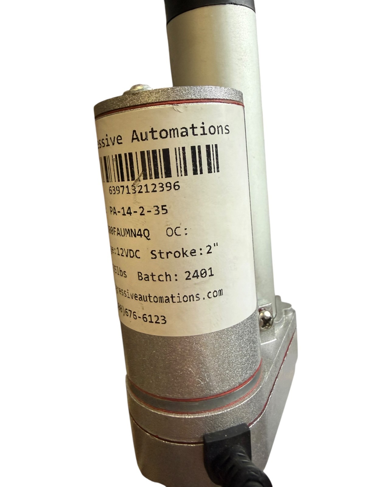 Progressive Automations PA-14-2-35 12VDC Linear Actuator 35lb 2 Stroke