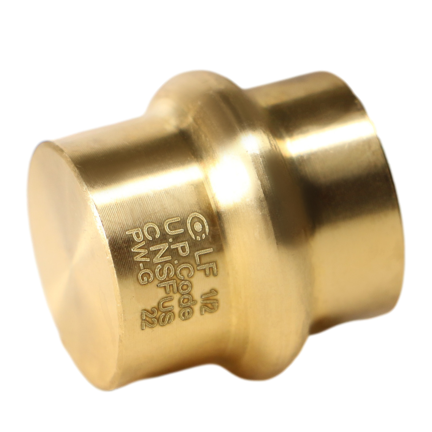 10 Pack XFITTING 1/2″ Press Plug, Lead Free Brass, ProPress