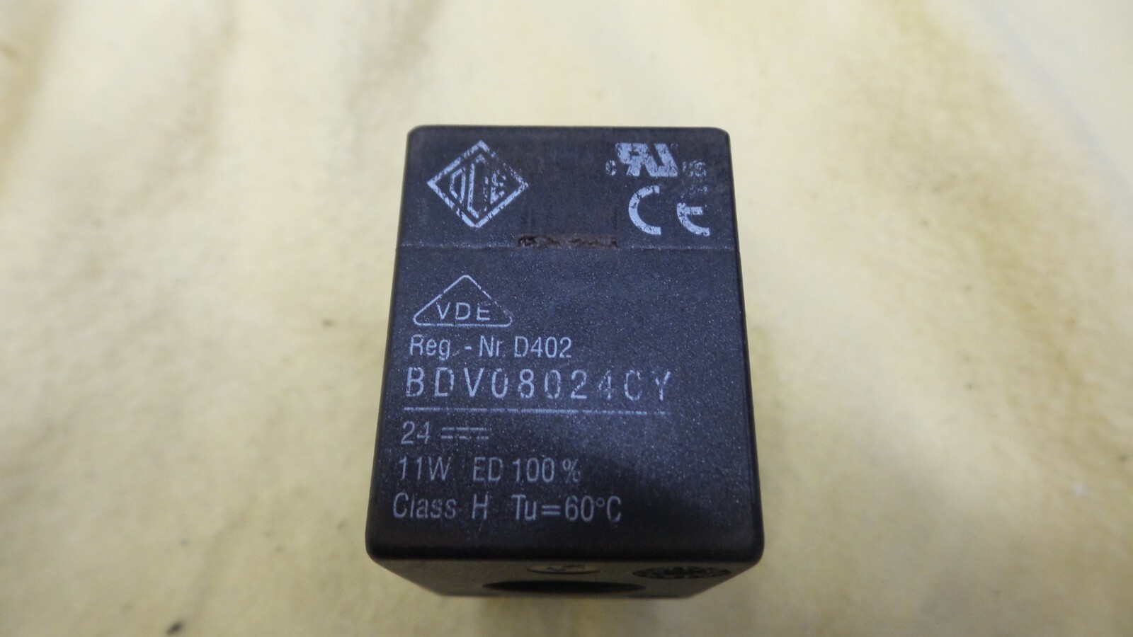 ODE BDV08024CY Coil, 24 Volt DC, 11 Watt, Class H, Tu=60 deg c, NEW, B4