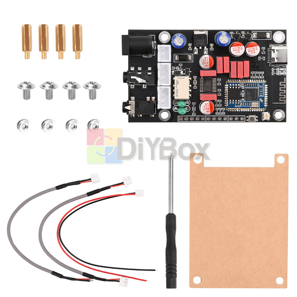 DC 8-24V Bluetooth 5.1 Audio Decoder Board APTX HD QCC5125 LDAC Receiver Board