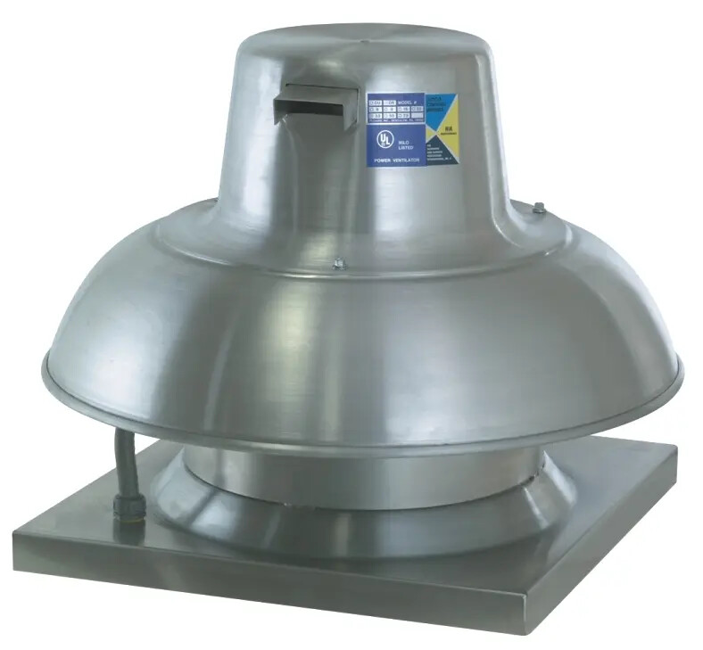 Captive-Aire Systems, Inc. Commercial High Speed Downblast Exhaust Fan .25HP