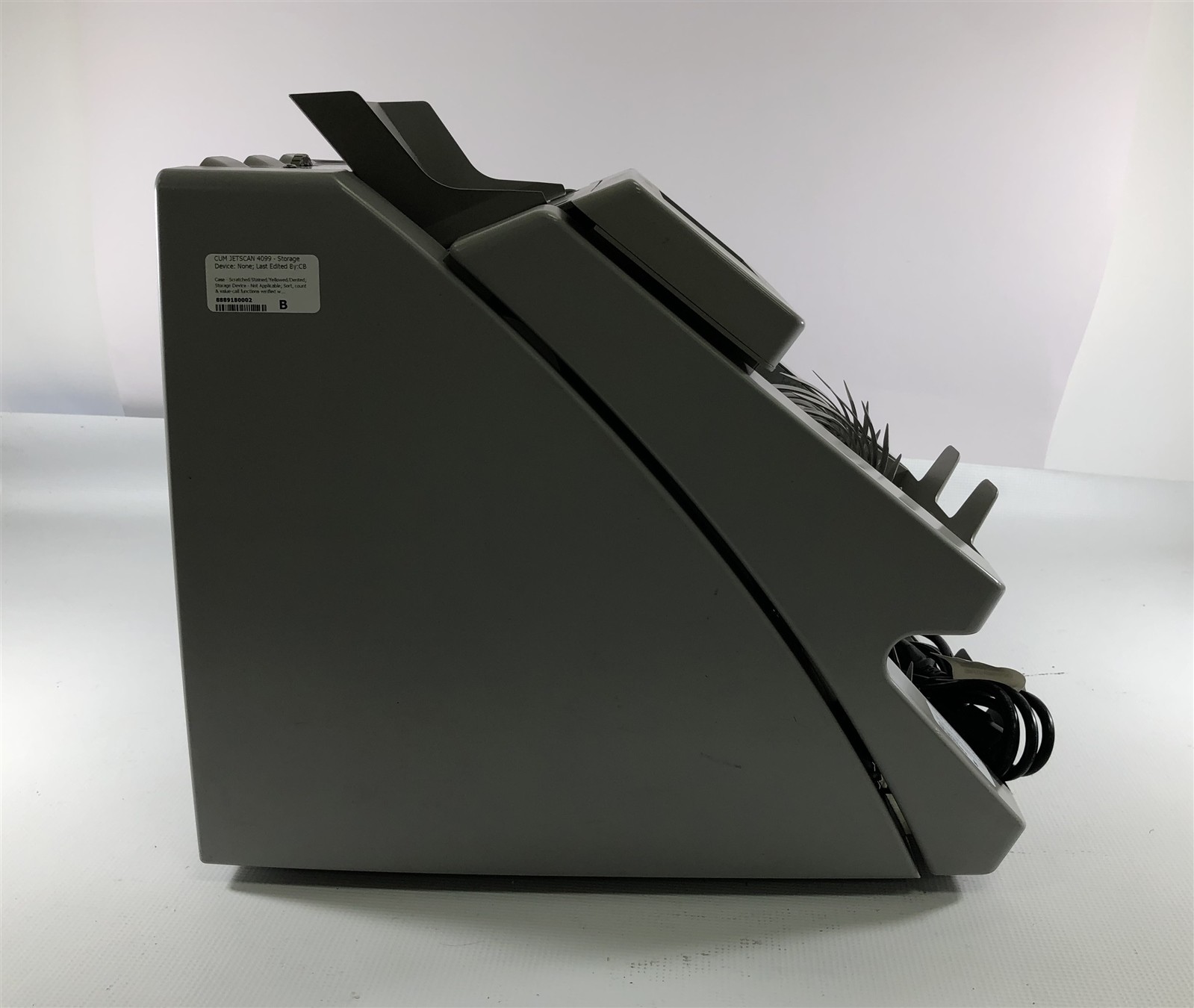 Cummins JetScan 4099 Dual-Pocket Currency Counter 409-9909-00 w/ Hopper