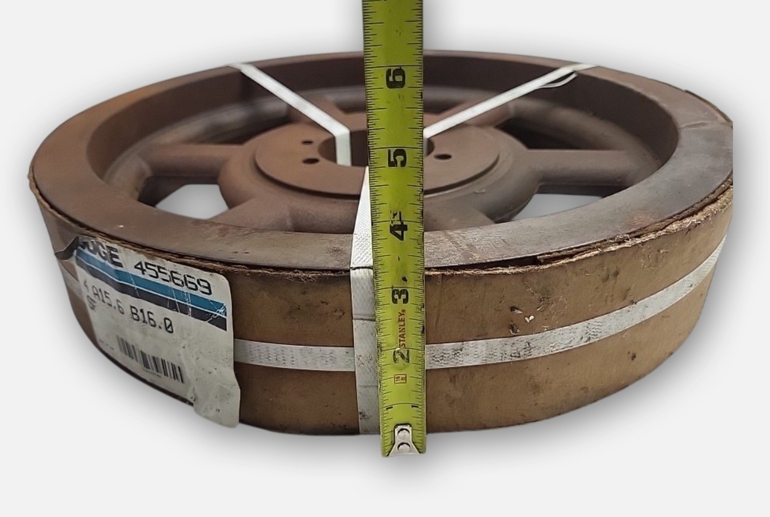 NEW DODGE 4 A15.6 B16.0 SF PULLEY SHEAVE 4GROOVE 16.35″ OD 2-15/16″ BORE, 455669
