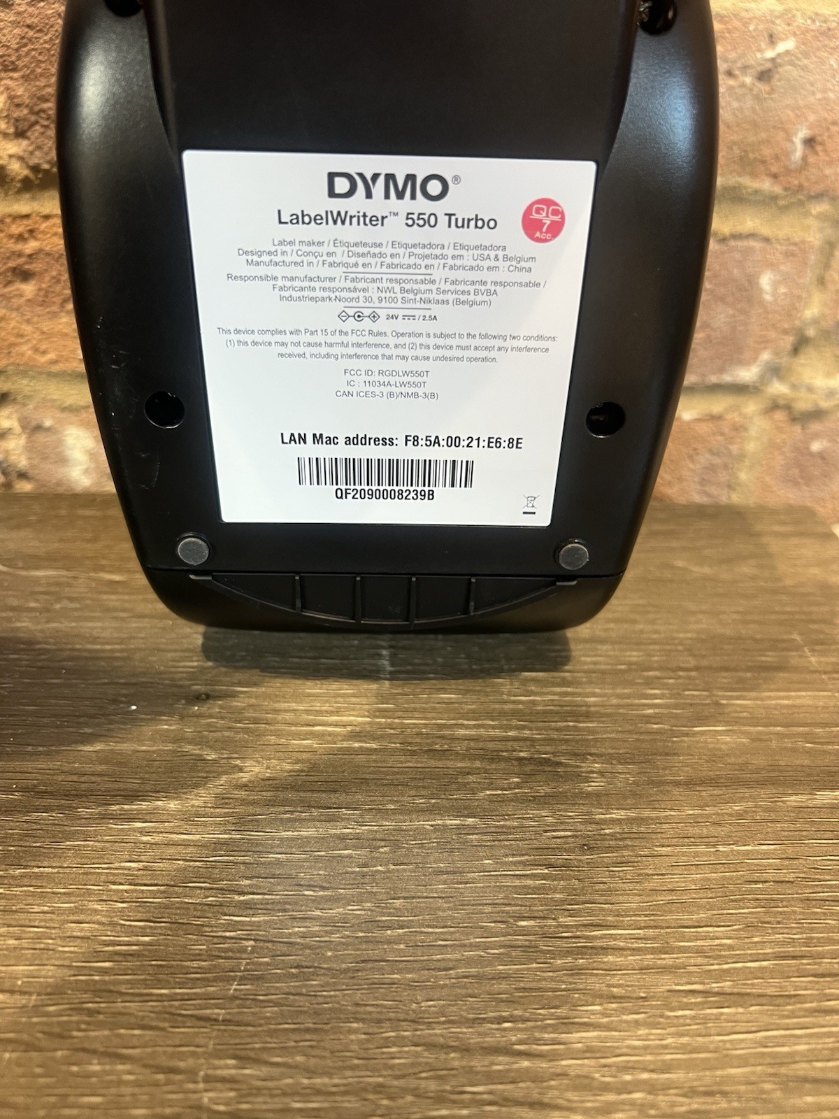Dymo LabelWriter 550 Turbo Thermal Label Printer NO CORDS