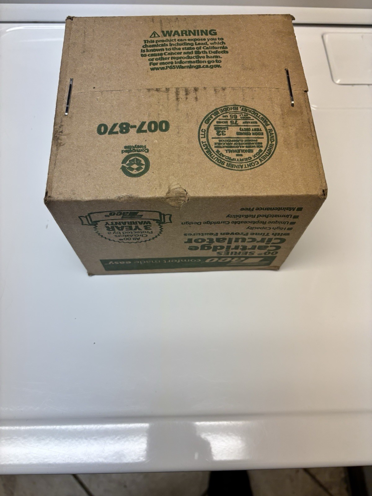 Taco 007-F5 1/25 Hp 115V 1-Phase Flange Connection Hydronic Circulating Pump