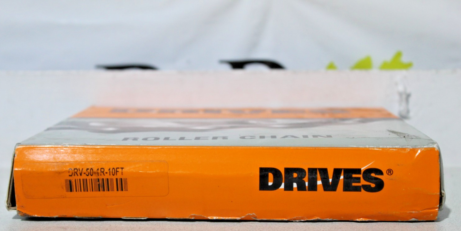 DRIVES DRV-50-1R-10FT Riveted Roller Chain