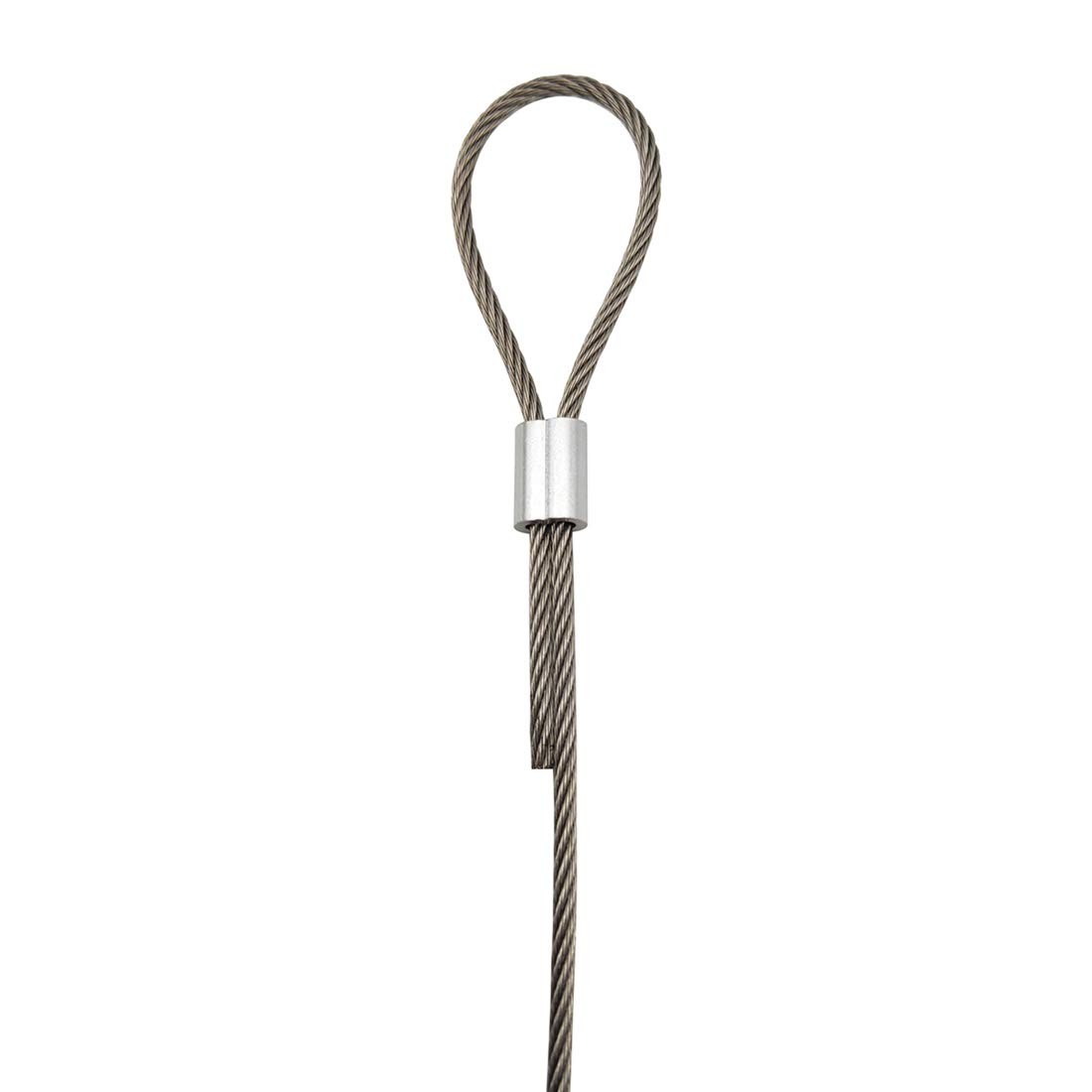 200pcs 1/16″ Aluminum Crimping Loop Sleeve, Cable Ferrule Wire Rope Sleeves