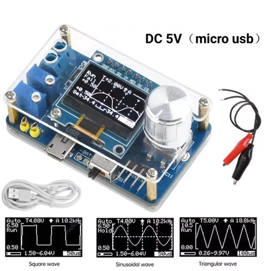 DIY Mini Digital Oscilloscope Electronic Kit STC Soldering Practice Project Kit