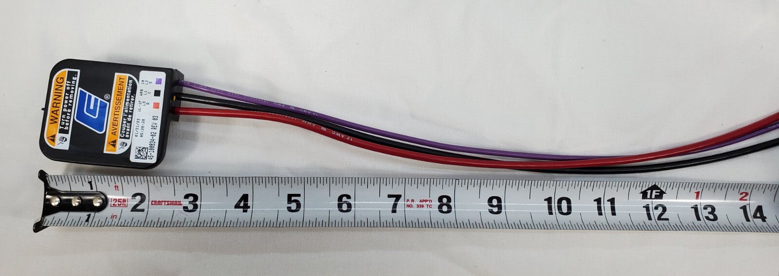 Rheem 45-100834-02 Rev. 3 Latest Copeland Molded Plug Wiring Harness 56 Inch OEM