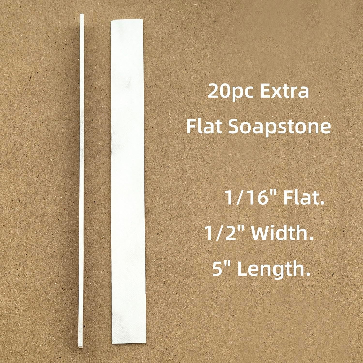 Gutimore Thin Flat Soapstone Holder 2pcs, with 22pcs Refills…