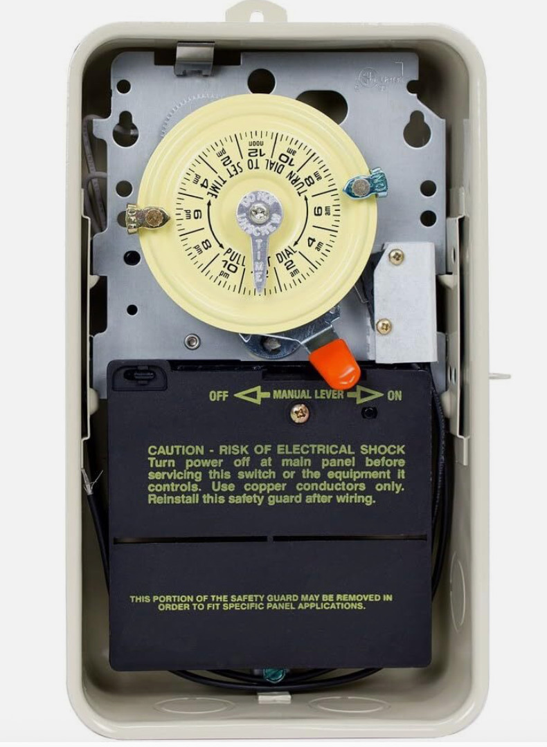Intermatic T101R201 Time Switch 125 VAC 60 Hz 40 Amp SPST New