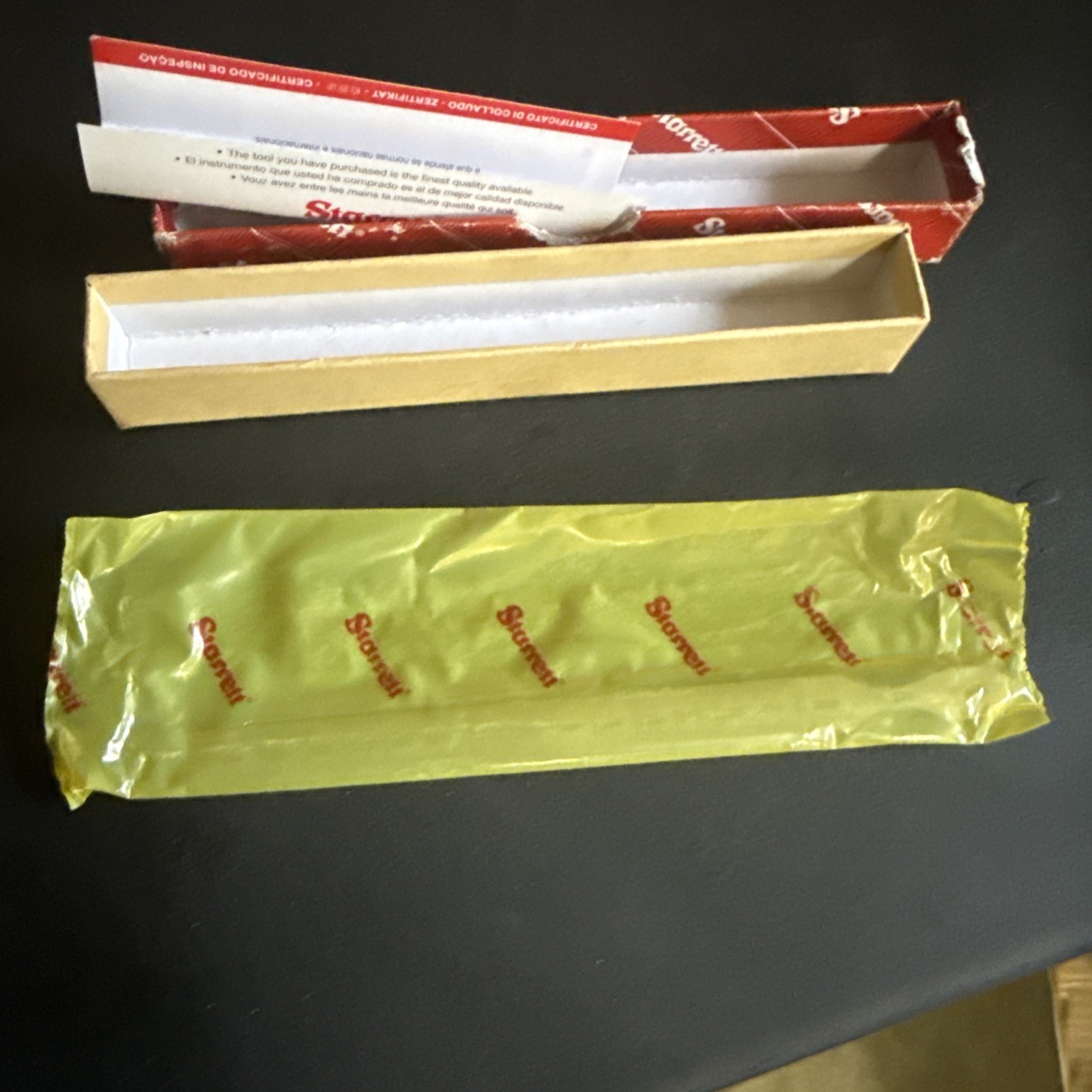 Starrett 270 Taper Gage, .010-.150″ Range .001″ Graduations 6-1/4″ Long