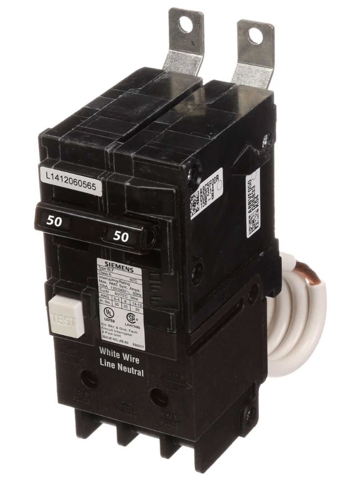 Siemens BF250AH Panel Mounted Circuit Breaker