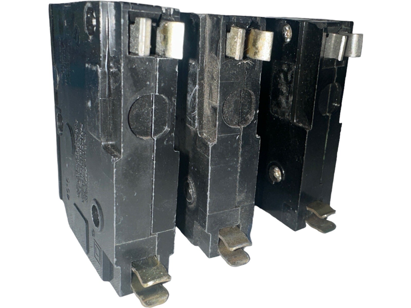 Square D QO 30A Circuit Breaker Lot of 3 QO130 1 Pole 120/240V Plug-In