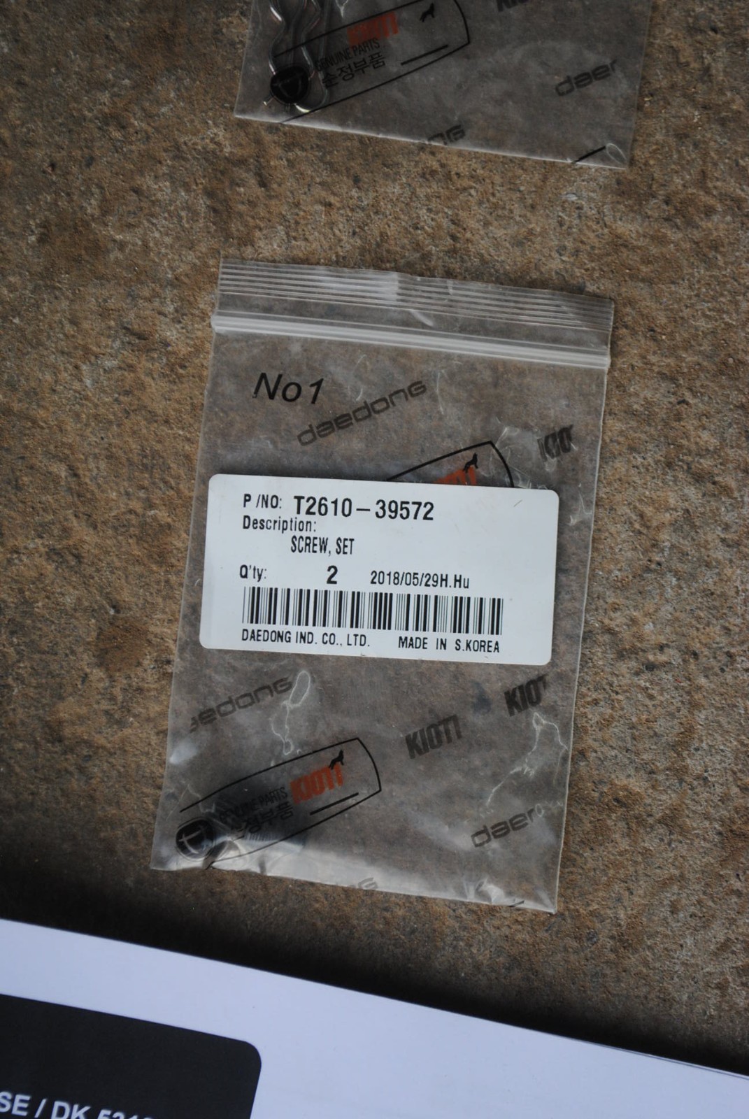 Kioti Daedong DKA137 Detent Double Valve Td24-A0004A DK4210 4710 5310 6010 CHSE