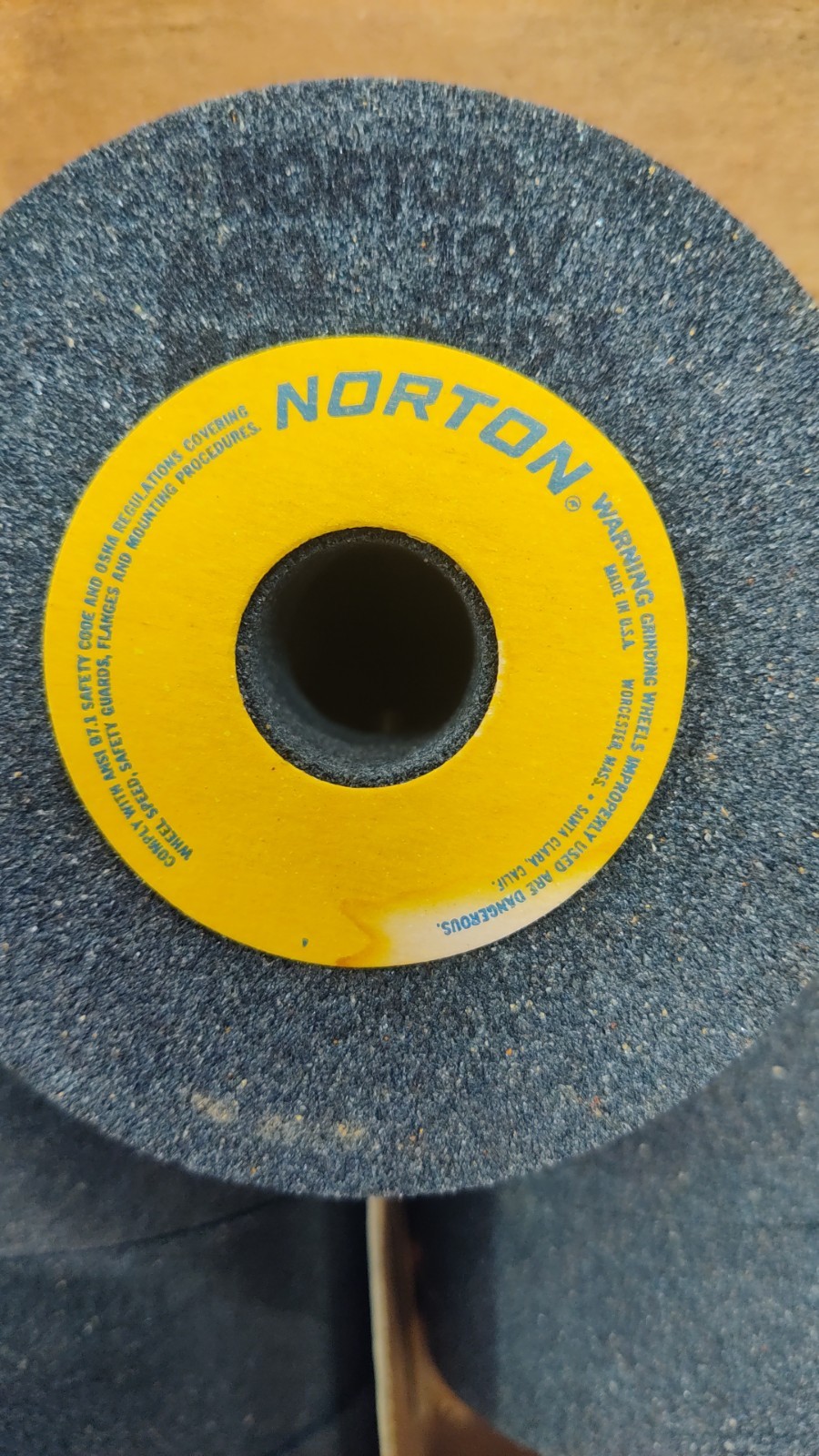 Norton Grinding Wheel’s 3″ X 1 X 5/8. Ten wheels per box Box price as listed