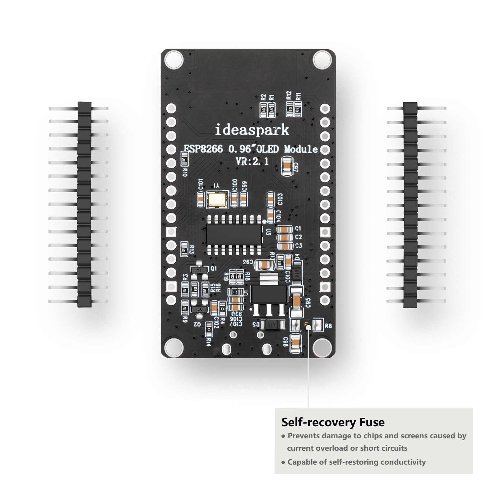 NodeMCU ESP8266 Development Board 0.96” OLED Display for Arduino /Micropython