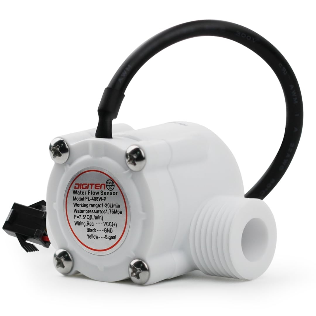 G1/2 Flow Hall Sensor BSP Thread 130L/Min Flow Meter Flowmeter Counter