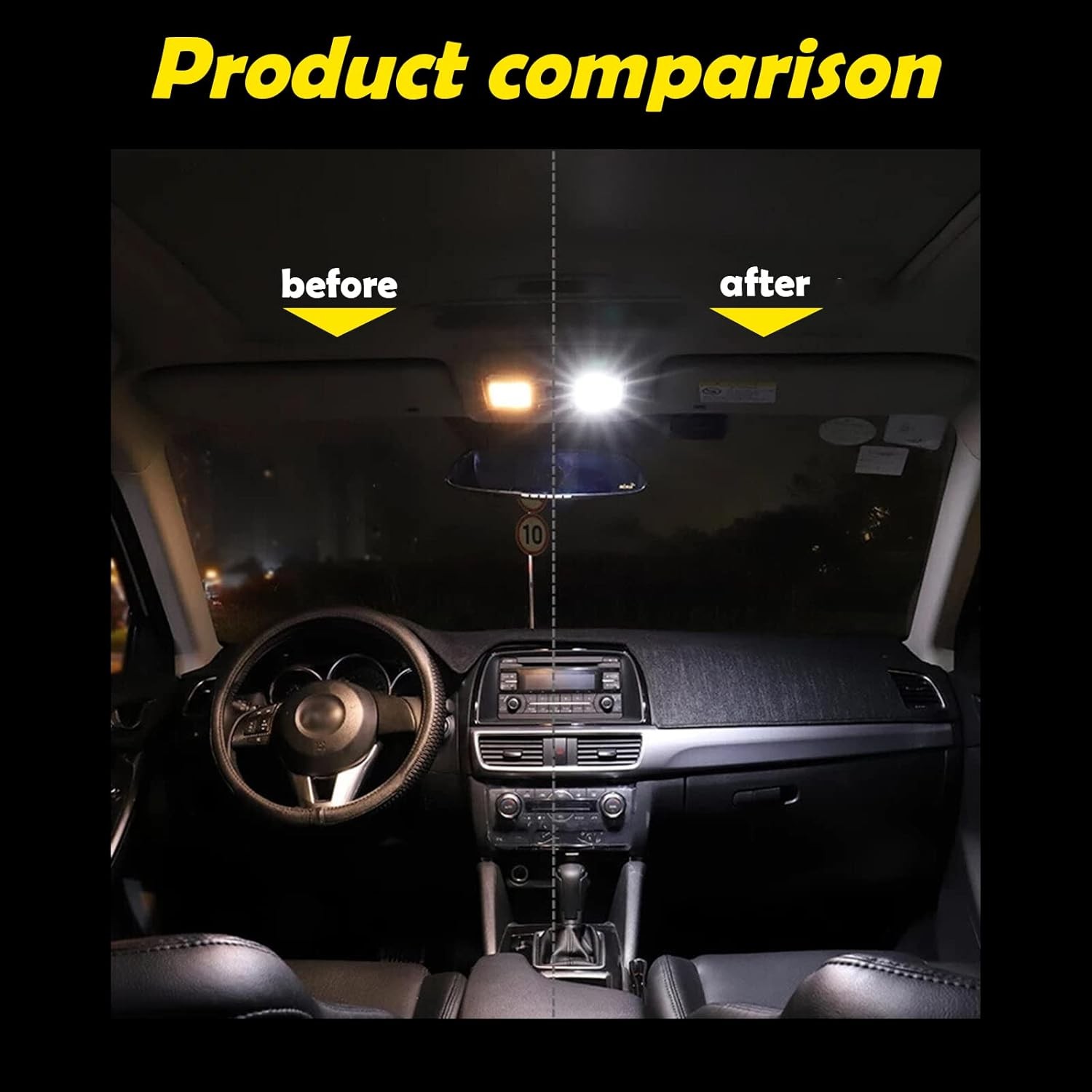 Auto 578 211-2 212-2 LED Festoon Bulb 41mm 42mm (1.65in) for Size: 4 PCS #42MM