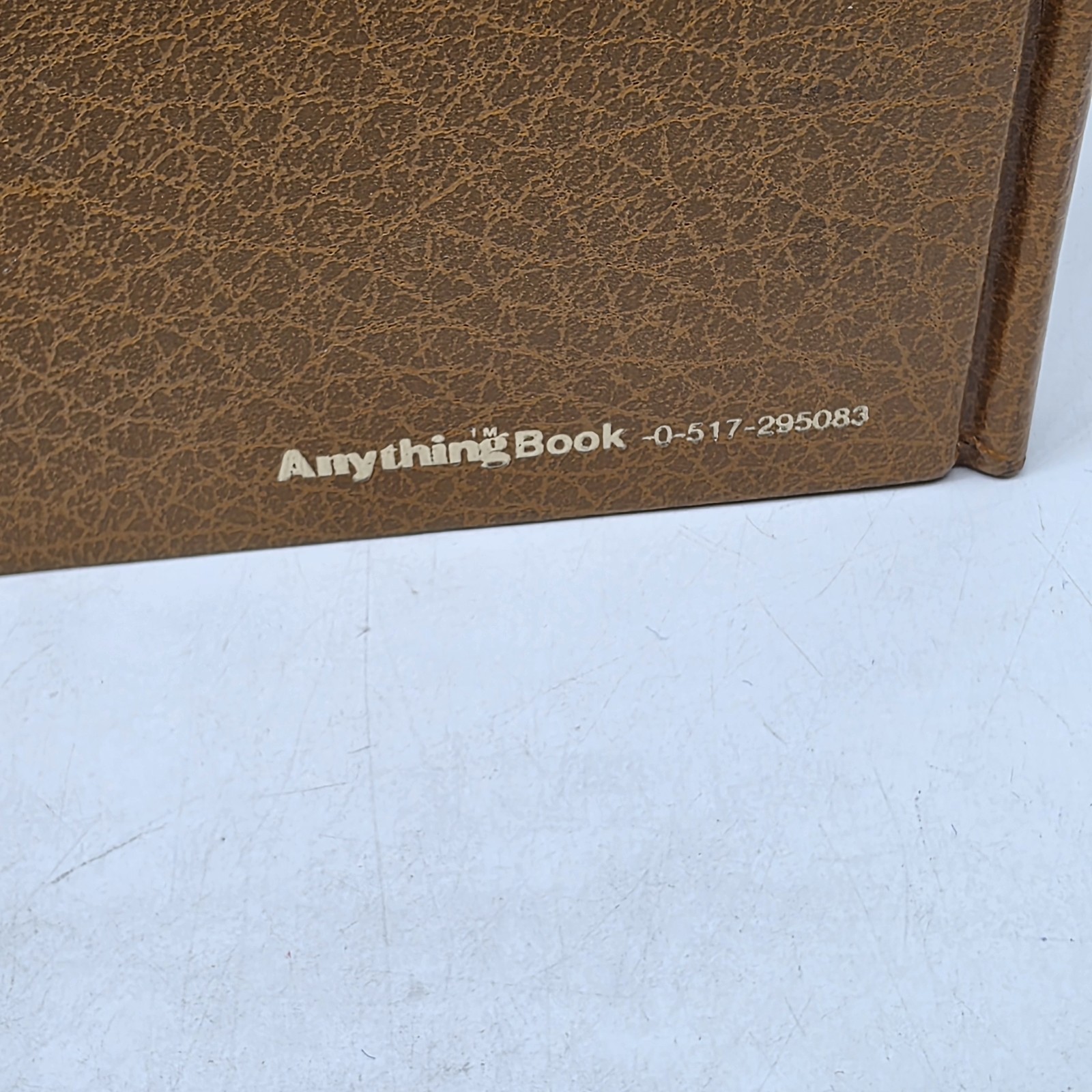 Vtg Anything Book™️ Hardcover Blank Journal Unlined Unruled Sketch Art Deco Gold