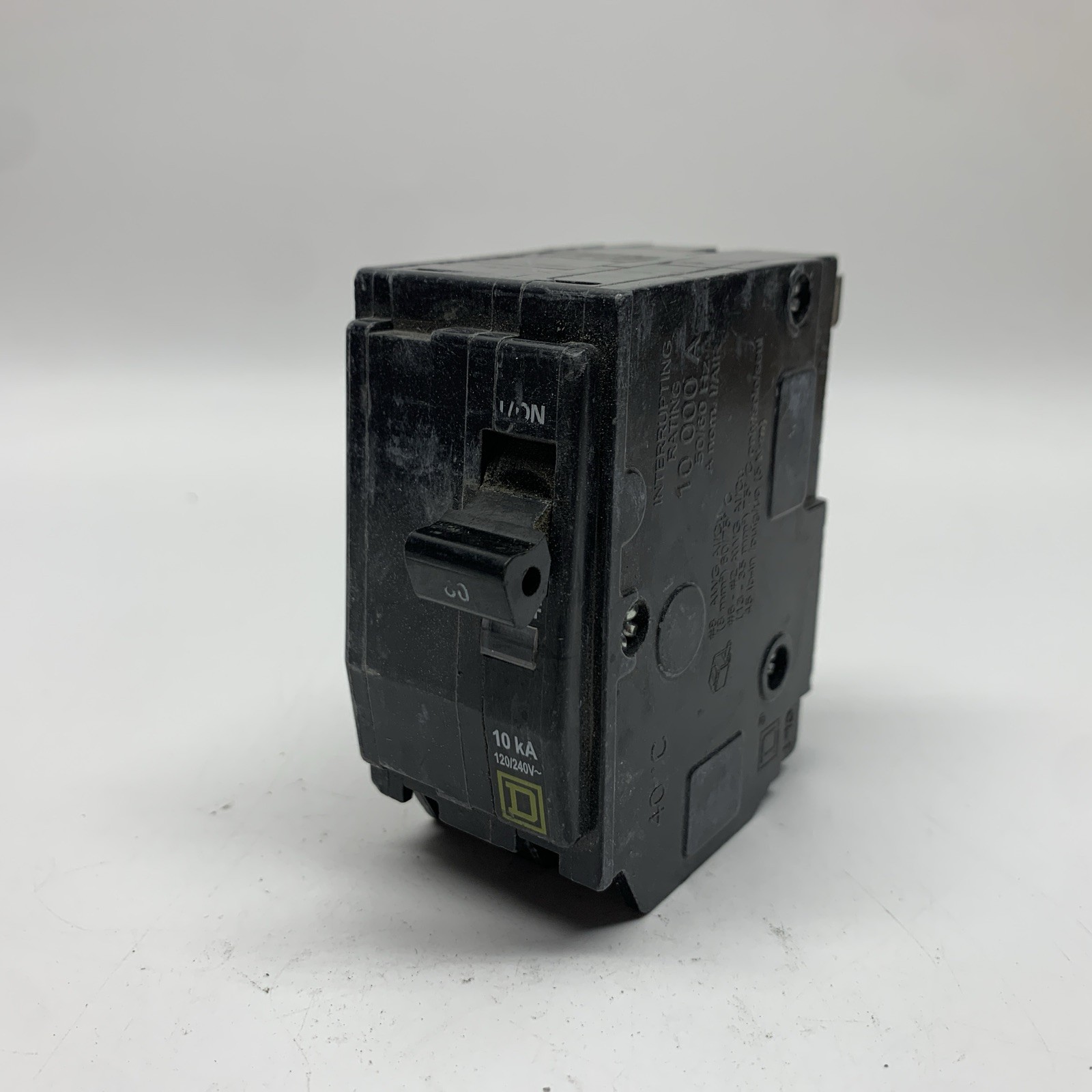 Square D QO260 2-Pole 60-Amp 120/240V Plug-In Circuit Breaker