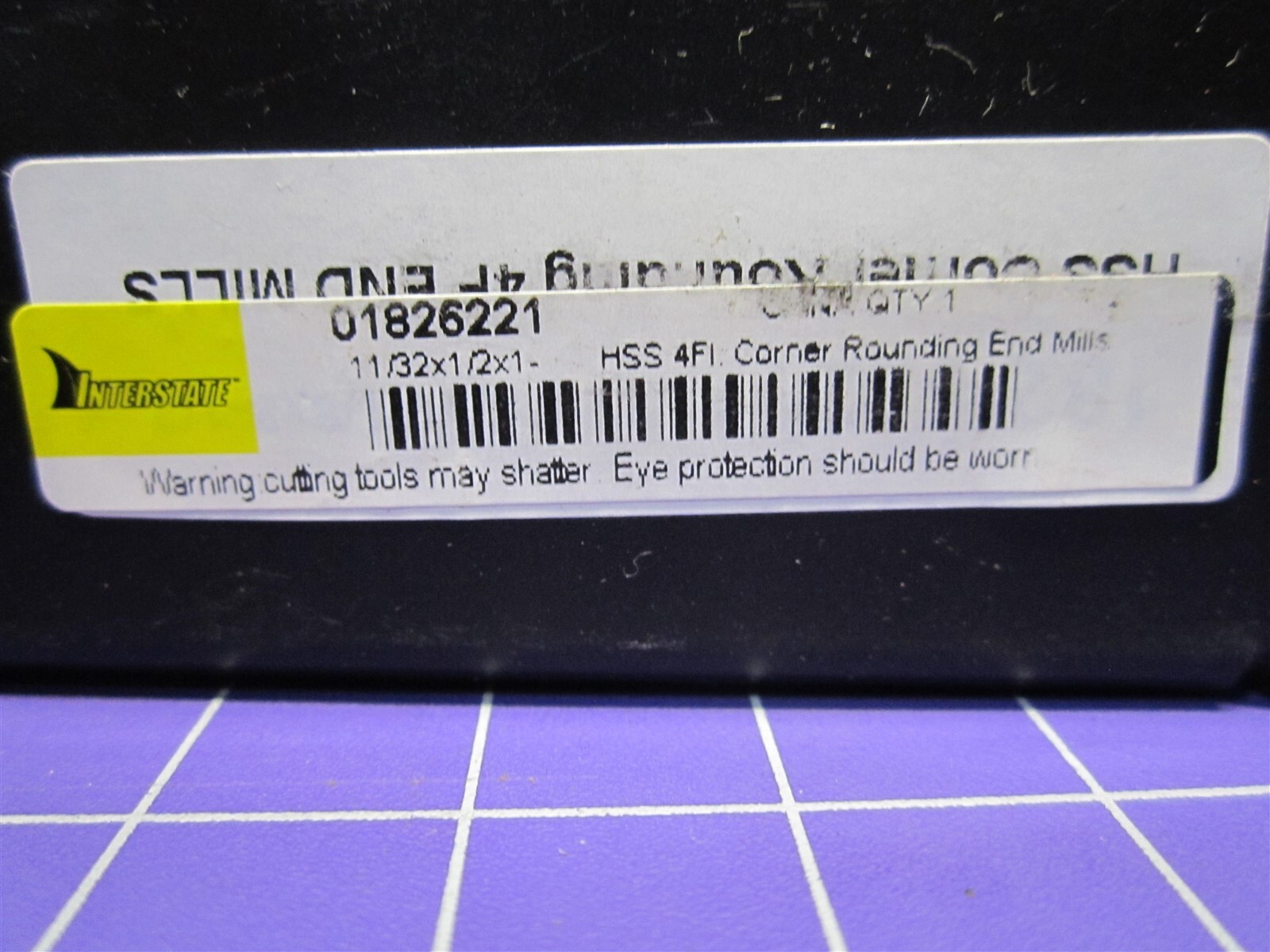 1-1/8″ Diameter Corner Rounding End Mill 4F HSS 11/32″ Radius