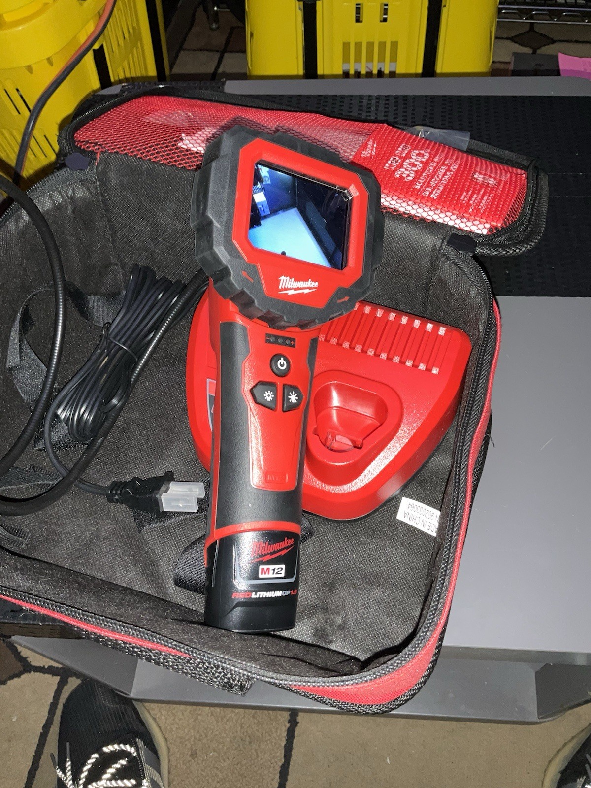 NEW Milwaukee M12 M-Spector 360 Kit with Case, & Charger (2313-21) W Battery