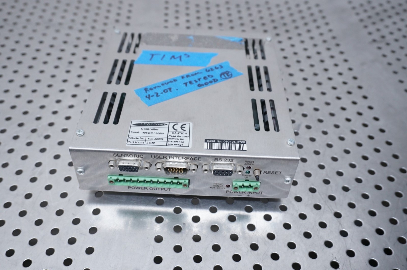 Levitronix 100-30002 LC48 Pump Motor Controller 48VDC/600W for Tank Mixer System