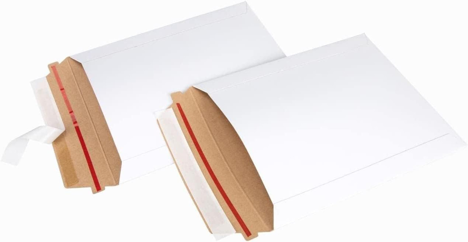 Proline 6 X 8 Self Seal Rigid Photo Shipping Flats Cardboard Envelope Mailer