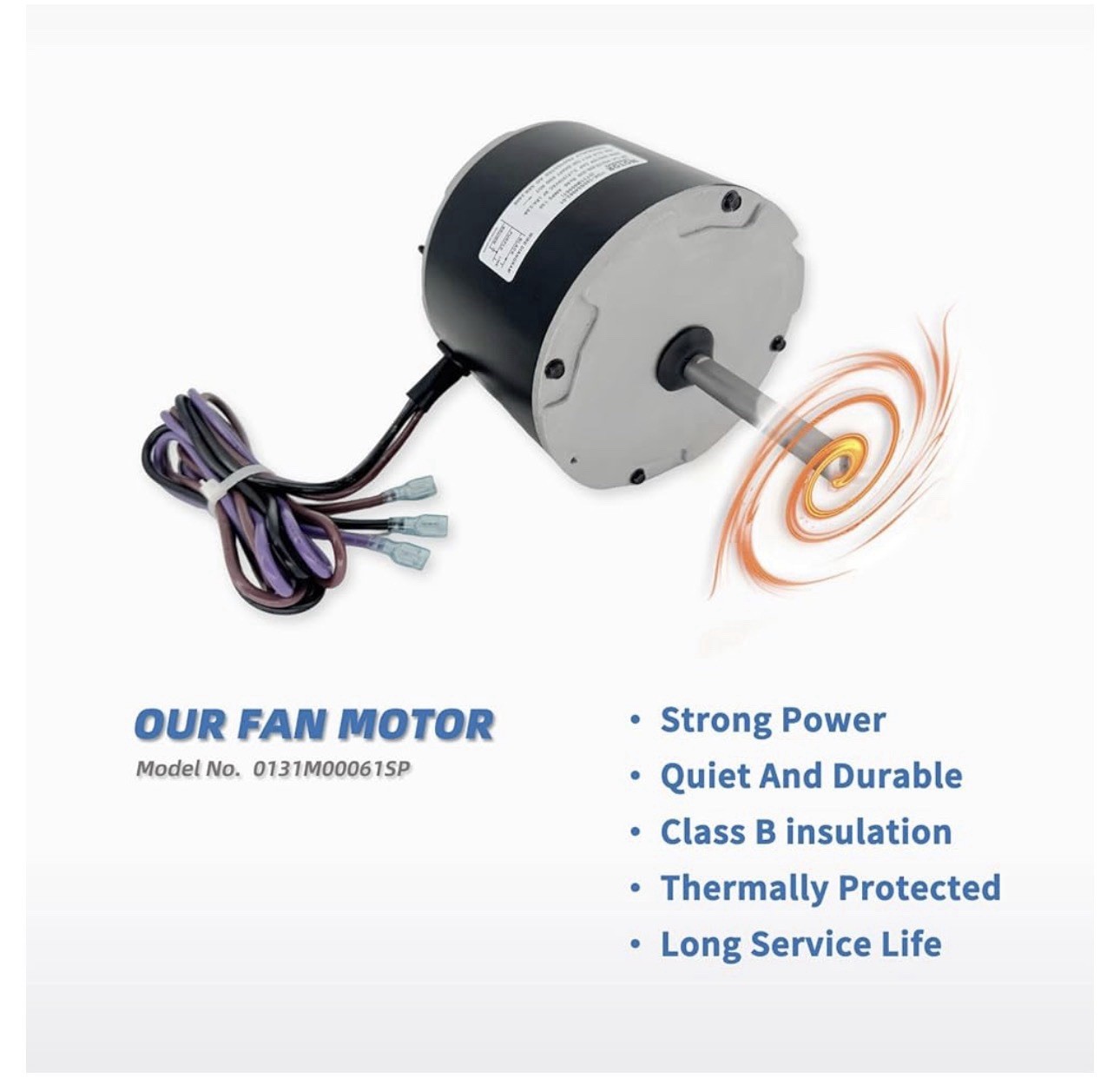 0131M00061SP 1/4HP Condenser Fan Motor For Goodman Air conditioner Amana New