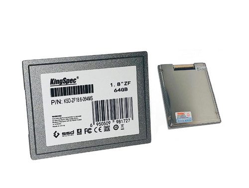 KSD-ZF18.6-064MS Flash Memory, 64GB 1.8ZF, Solid State Disk Controller Mode …