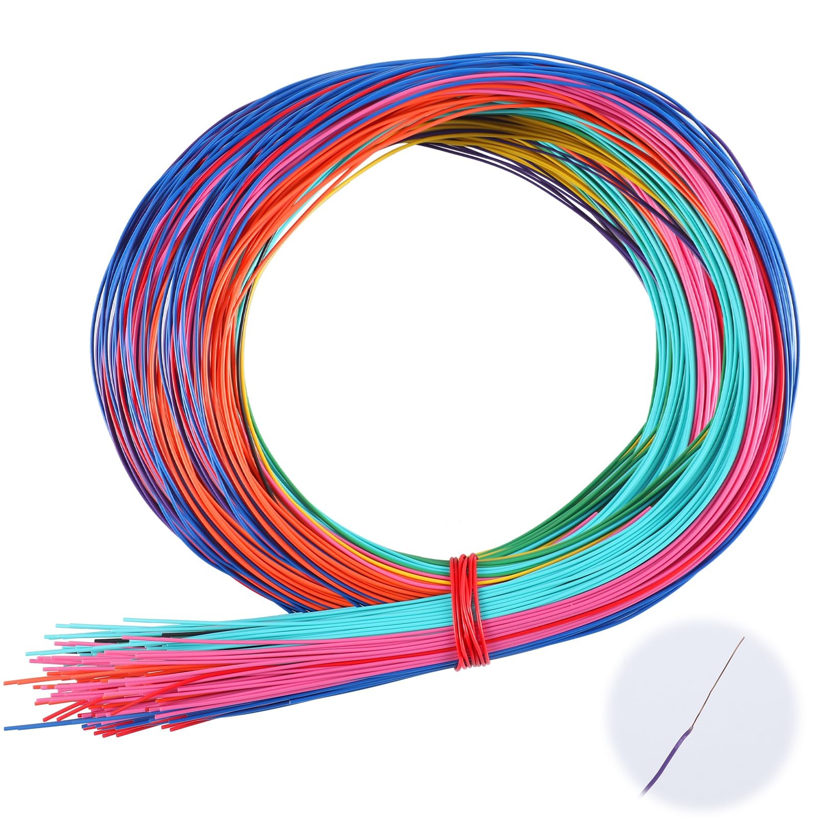 200 Pcs Colored Craft Sculpture Wire 30 Inch Flexible Artistic Floral Jewelry…