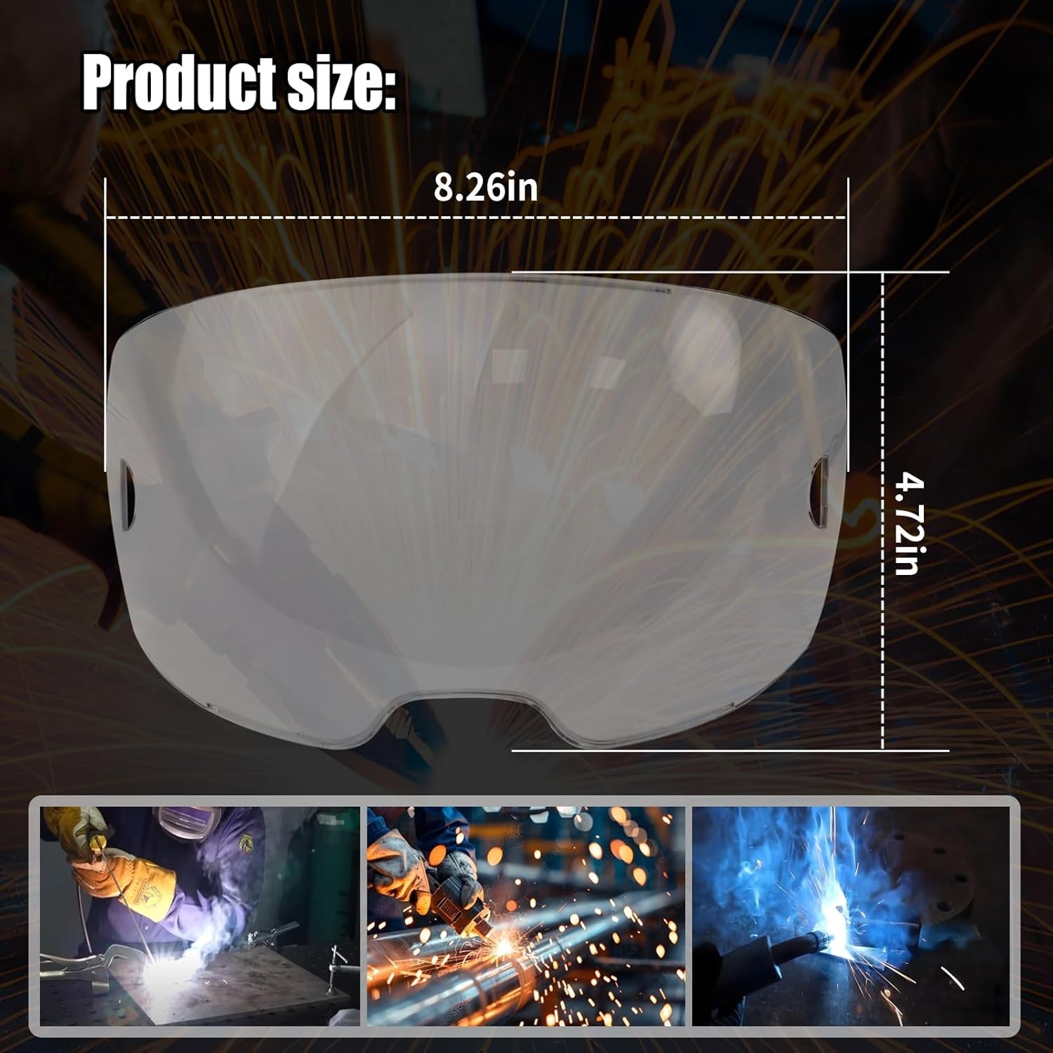 5 pack 0700000802 front lid lens compatible with esab sentinel a50 welding he