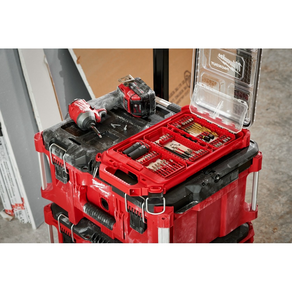 Milwaukee 48-32-4098 SHOCKWAVE Impact Duty Drill, Drive & Fasten Set – 75PC