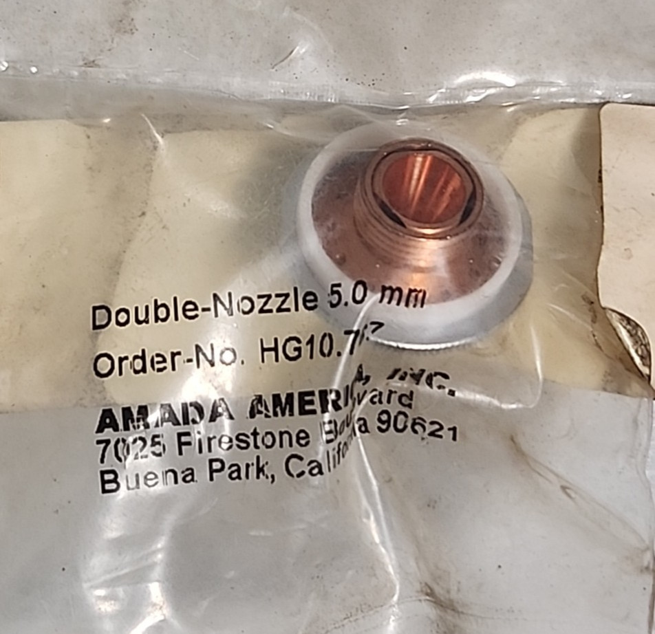 Amada 71398316 5.0mm Laser Cutting Double Nozzle HG10.767