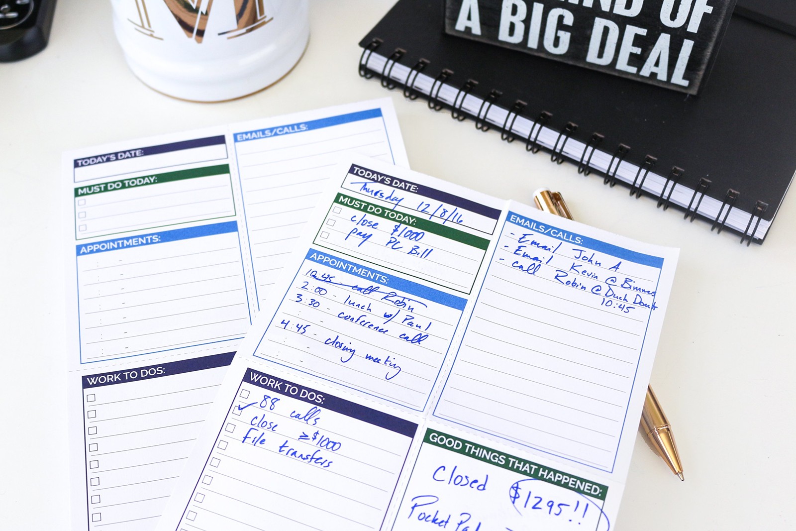 bloom daily planners Pocket Pad – To 6 inches X 9 inches, 6″ x 9″