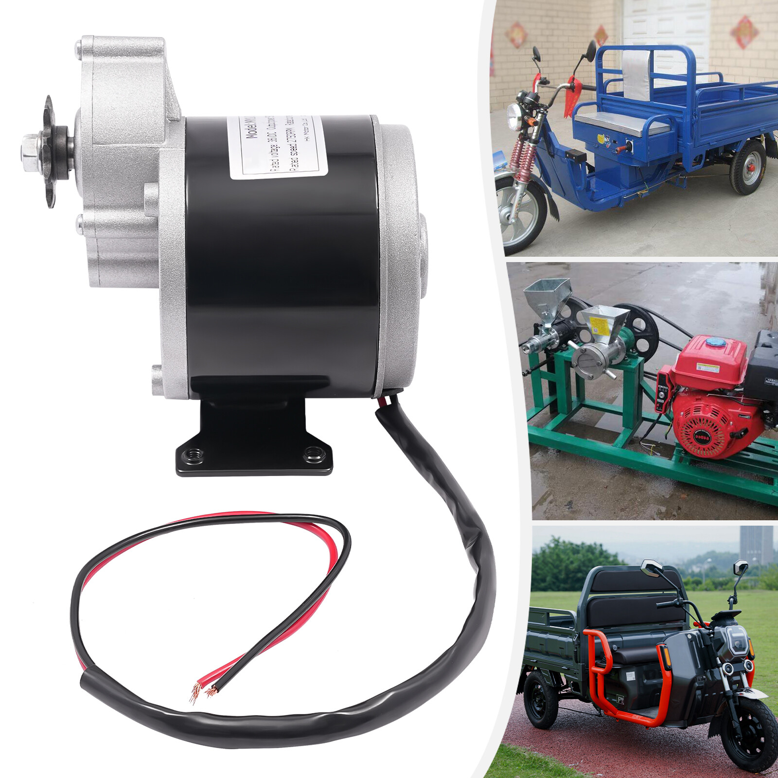 Electric Motor, Gear Reduction Electric Motor, Geared Reduction Motor 2750RPM