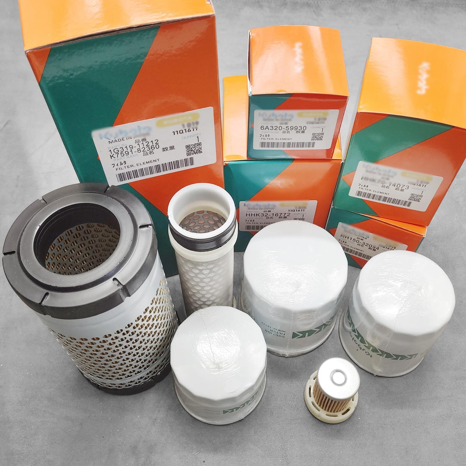 Genuine High Quality Complete Filter Service Kit for Kubota RTV-X1140 NEW