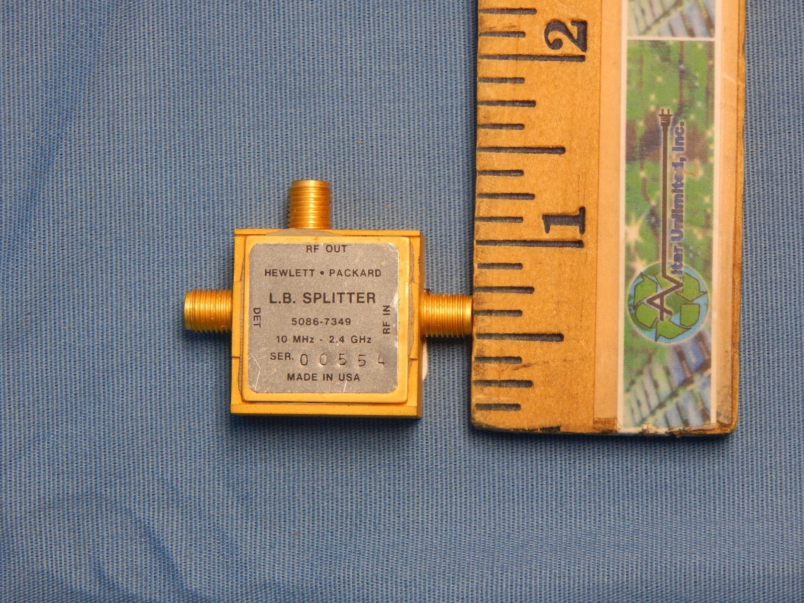 Hp Agilent 5086-7349 10Mhz-2.4Ghz L.B. Splitter