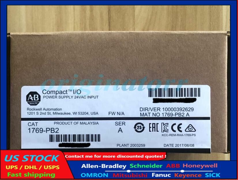 Allen-Bradley 1769-PB2 / A CompactLogix DC 2A/0.8A Power Supply 1769PB2