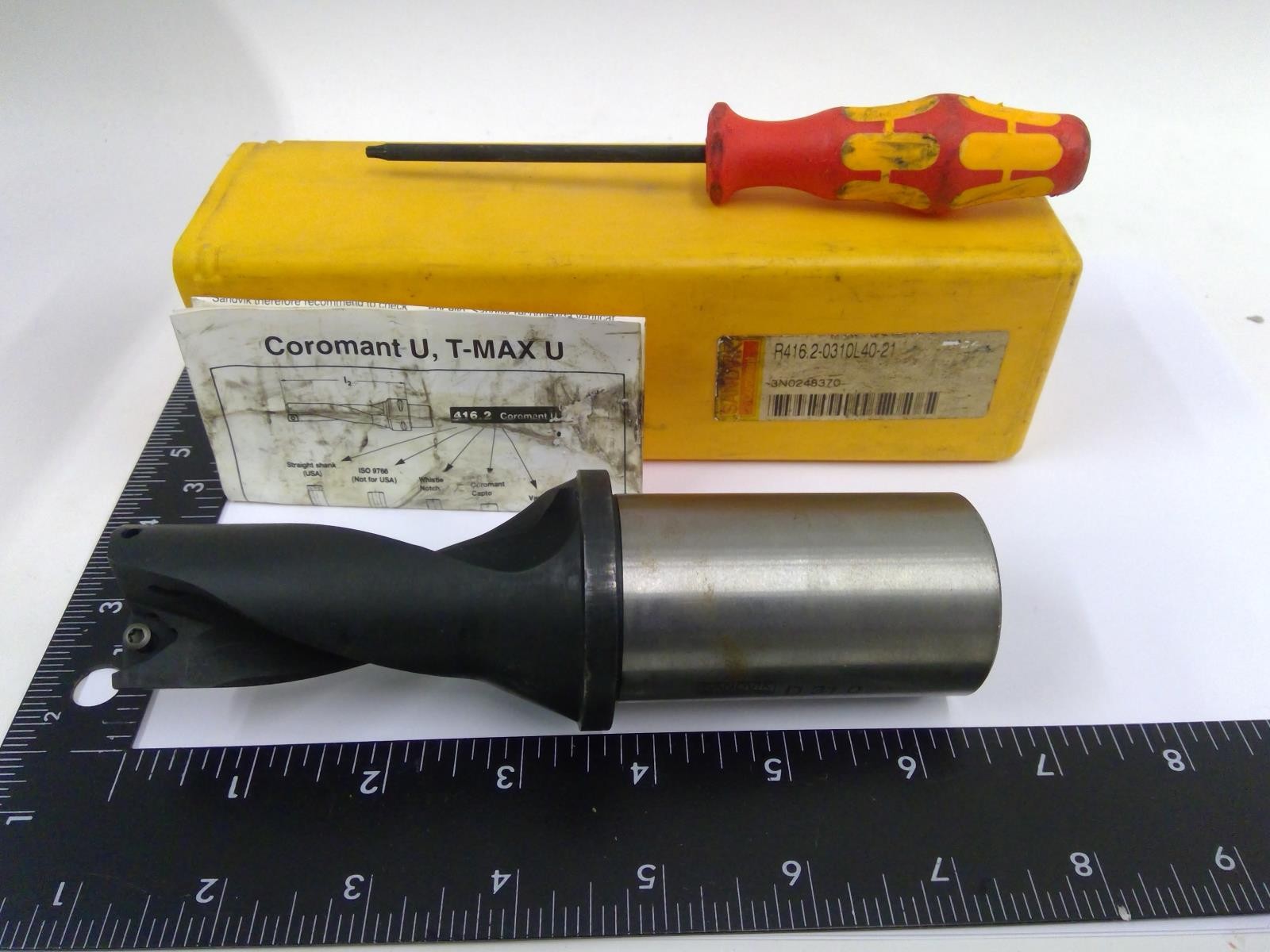 NEW Sandvik 31.00mm Insert Drill Body 416.2-0310L40-21